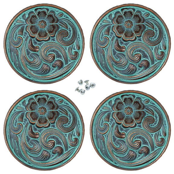 Set of 4 Screw Back Conchos Western Saddle  Co622