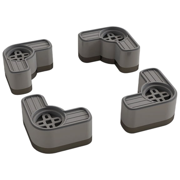 Set of 4 Shock Absorbent Pads Suitable for Washer and Dryer to Walking and Ensures Quiet Operations