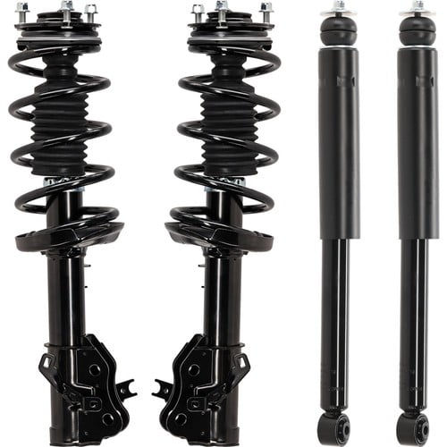Set of 4 Shock and Fully Loaded Strut Front & Rear Driver Passenger Side Sedan