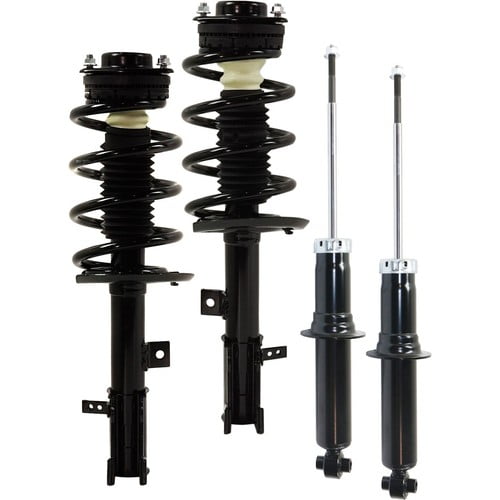 Set of 4 Shock and Fully Loaded Strut Front & Rear Driver Passenger Side