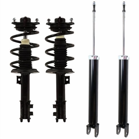 Set of 4 Shock and Fully Loaded Strut Front & Rear Driver Passenger Side