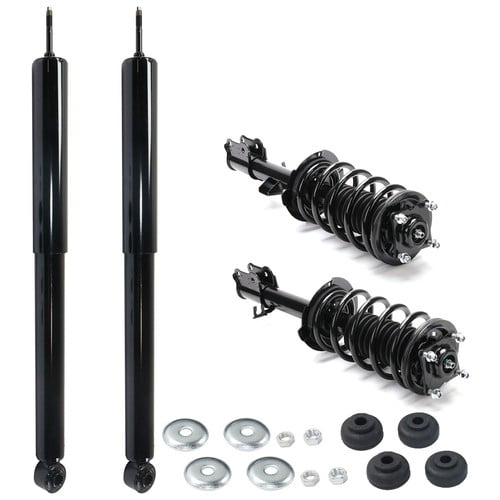 Set of 4 Shock and Fully Loaded Strut Front & Rear Driver Passenger Side