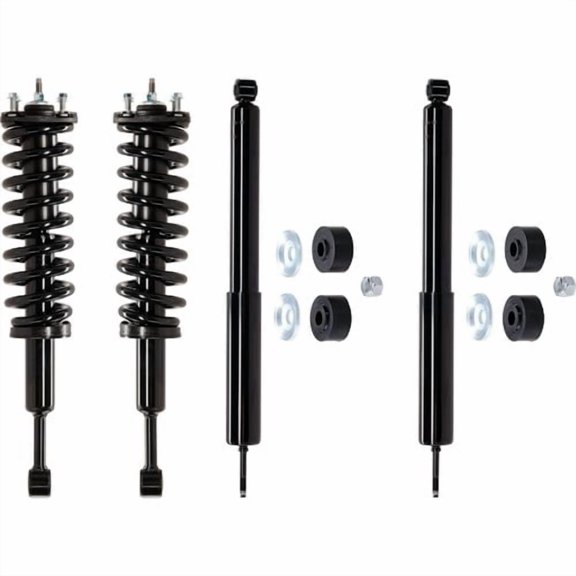 Set of 4 Shock and Fully Loaded Strut Front & Rear Driver Passenger Side