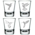 thumbnail image 1 of Set of 4 Shot Glasses 1.75oz Shot Glass Gift Hummingbird Collection, 1 of 1