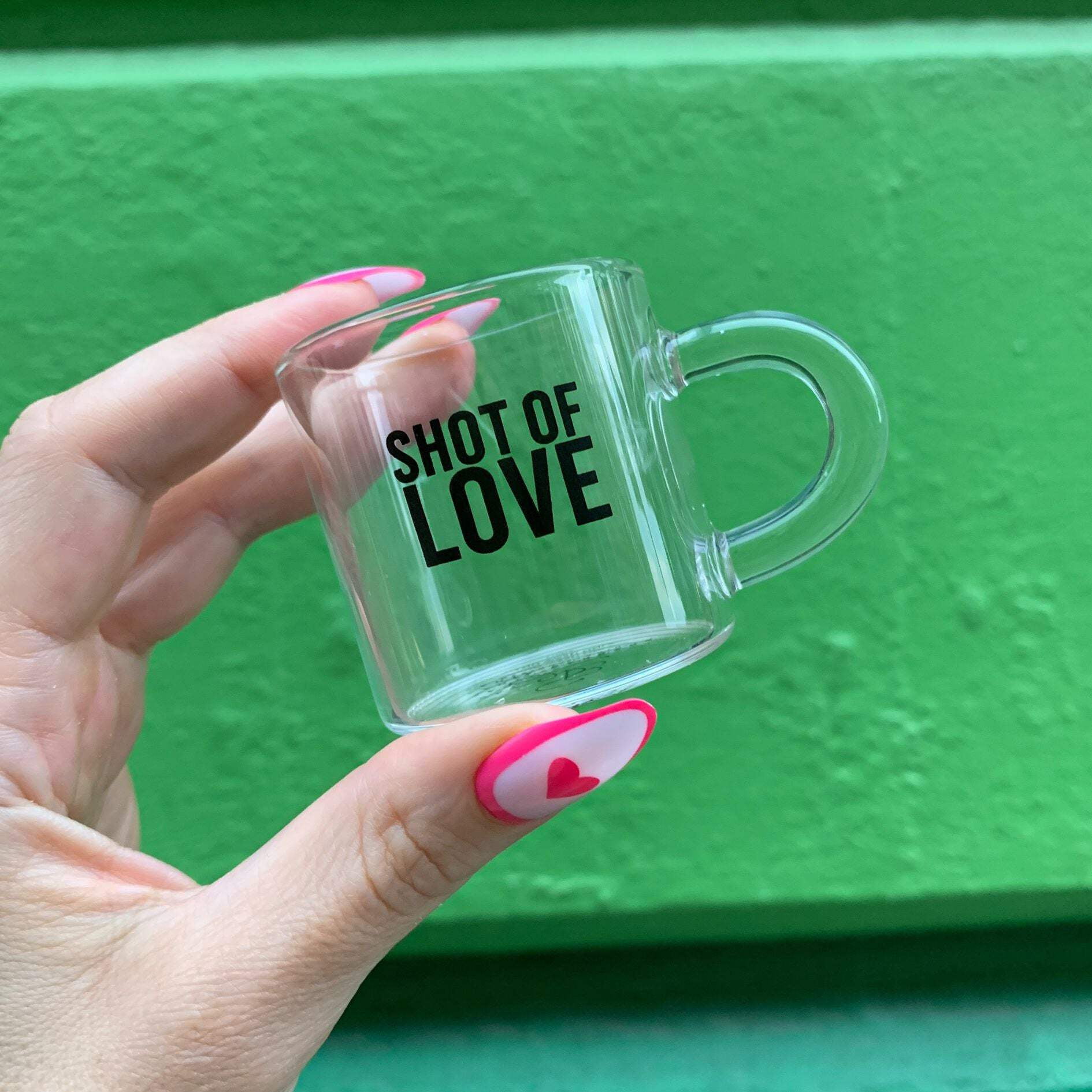 Set of 4 Shot of Love Glass Espresso Cup | Coffee Tea Clear Mug -  Walmart.com