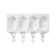 thumbnail image 1 of Set of 4,Silicone Popsicle Molds Ice Popsicle Maker Homemade Ice Cream Molds Easy-Release Ice Pop Molds Popsicle Maker Molds, 1 of 7