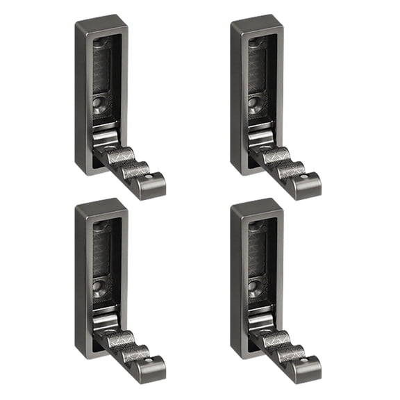 Set of 4 Foldable Wall Mounted hook Invisible Wall hook 70mm for Space Saving