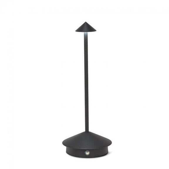 Set of 4 Slim Matte Black Arrow Led Table Light Lamp