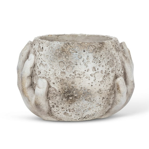 Set of 4 Small Moon in Hands Planter