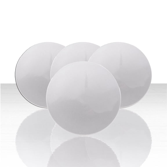 Set of 4 Snap-On Center Caps for 2014-2023 Jeep Cherokee - Silver