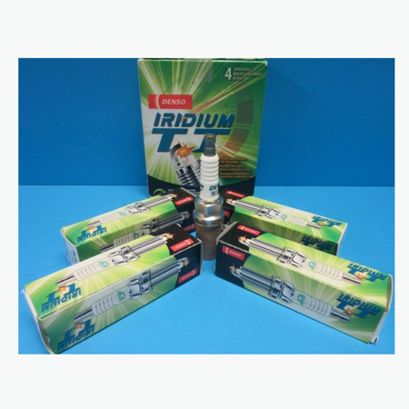 Set of 4 Spark Plugs Iridium TT Denso Twin Tip IK20TT Preset Gap MPN #4702