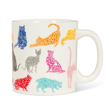 Set of 4 Speckle Cats Jumbo Mug