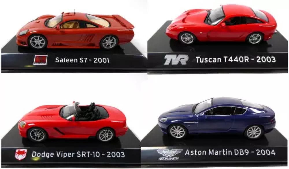 Modellino Auto Scala 1:43 Ixo FORD MUSTANG SALEEN S281 HELLCAT 2005 Grey Diecast Modellismo Statico