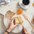 thumbnail image 1 of Set of 4 Stainless Steel Cheese and Butter Spreaders, Ergonomic Handle for Easy Spreading on Crackers and Sandwiches, Dishwasher Safe, 1 of 6