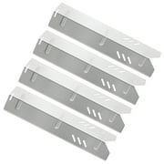 Set of 4 Stainless Steel Heat plates for Dyna-Glo, Uniflame Grills and other grill models