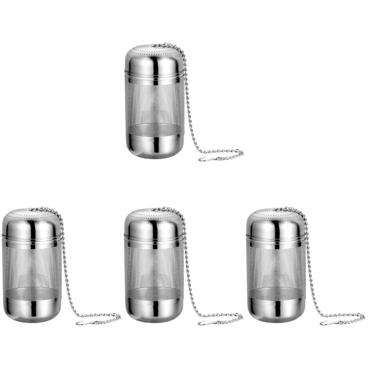Set of 4 Stainless Steel Tea Infusers Large Seasoning Spice Diffuser ...