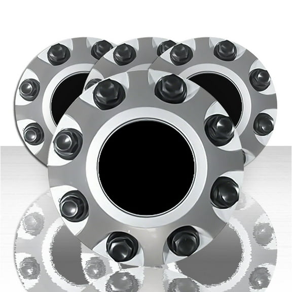 Set of 4 Steel Center Caps for 2011-2019 GMC Sierra 2500/3500 HD - Silver