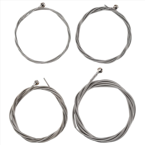 Set of 4 Steel Strings for 4 String Guitar