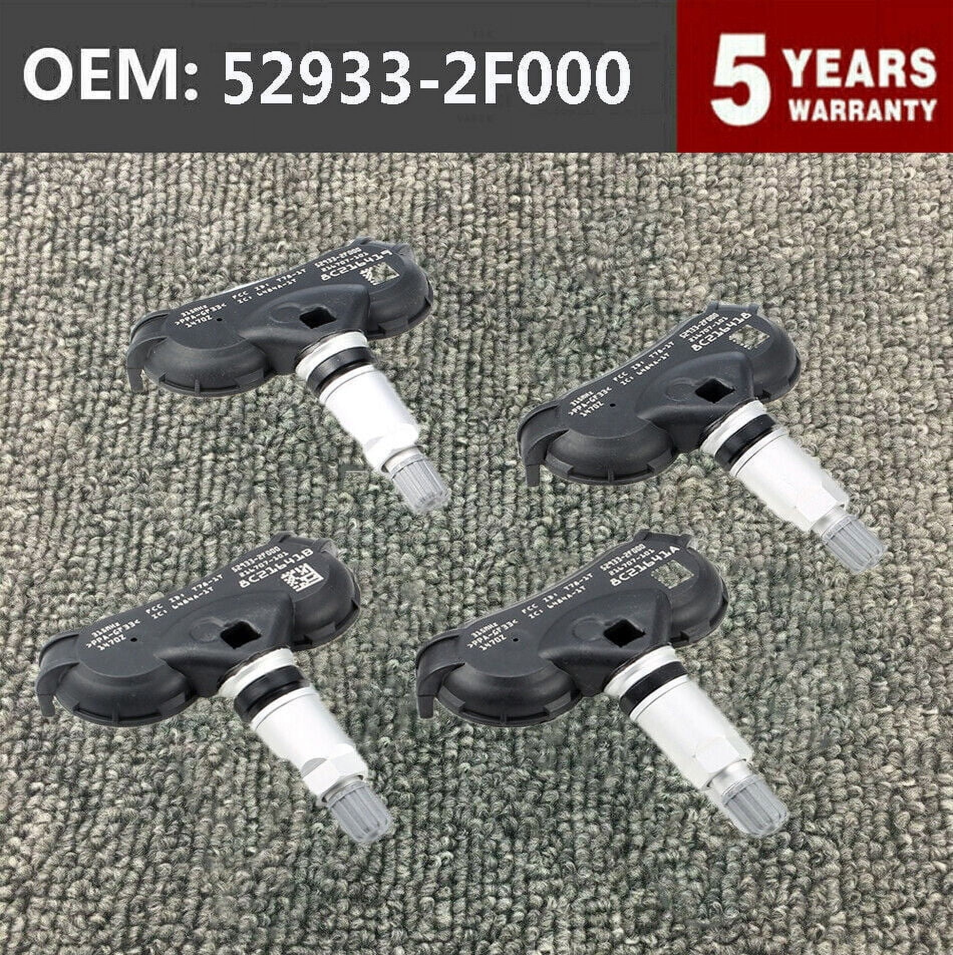 Set of 4 TPMS 52933-2F000 Fits For Hyundai Kia Wheel New Tire Pressure ...