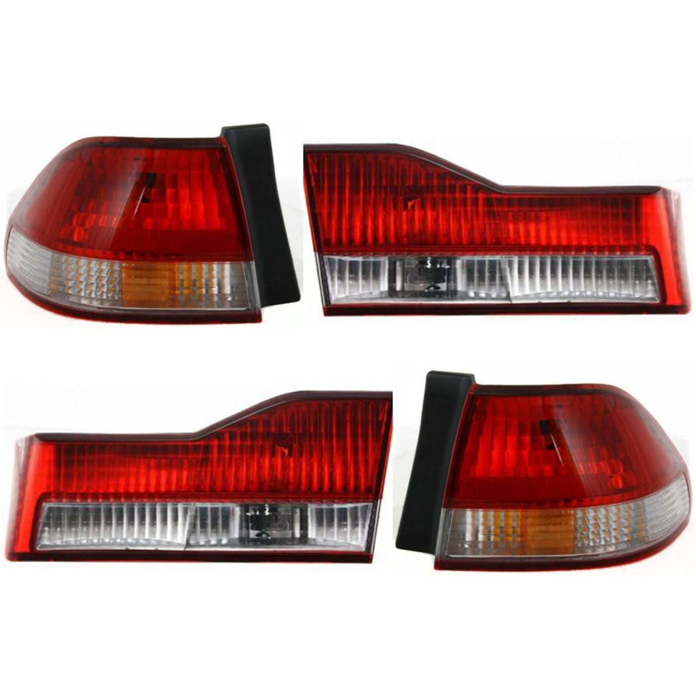 Pair Of Taillights For Ford Mustang LX 1987-1993 - Left & Right Rear Brake Lights