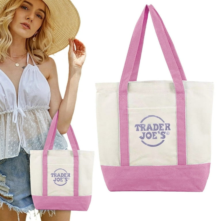 TRADER JOE'S 2025春最新作トートバッグ　4点セット Amazon.com: Set of 4 Trader Joe's Mini Tote Bag Pastel 2025