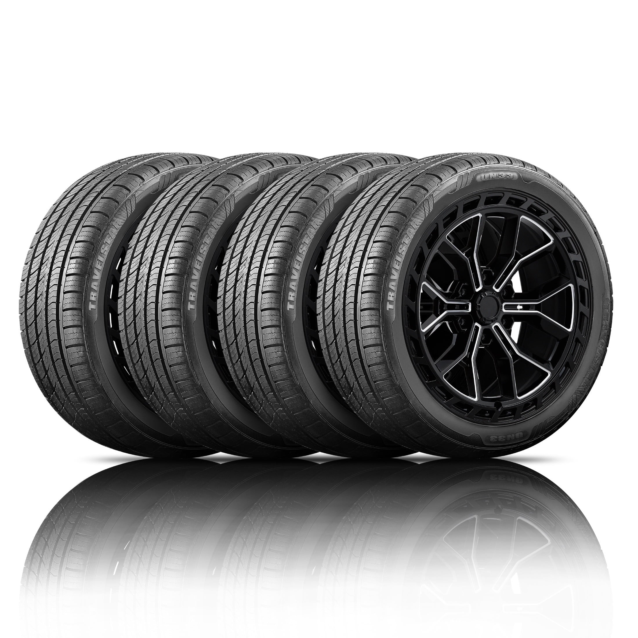 Travelstar Set of 4 Travelstar UN33 All Season 225/45R17 91V High Performance Passenger Tires 225/45/17 (Tire Only) Simolary simolary.com