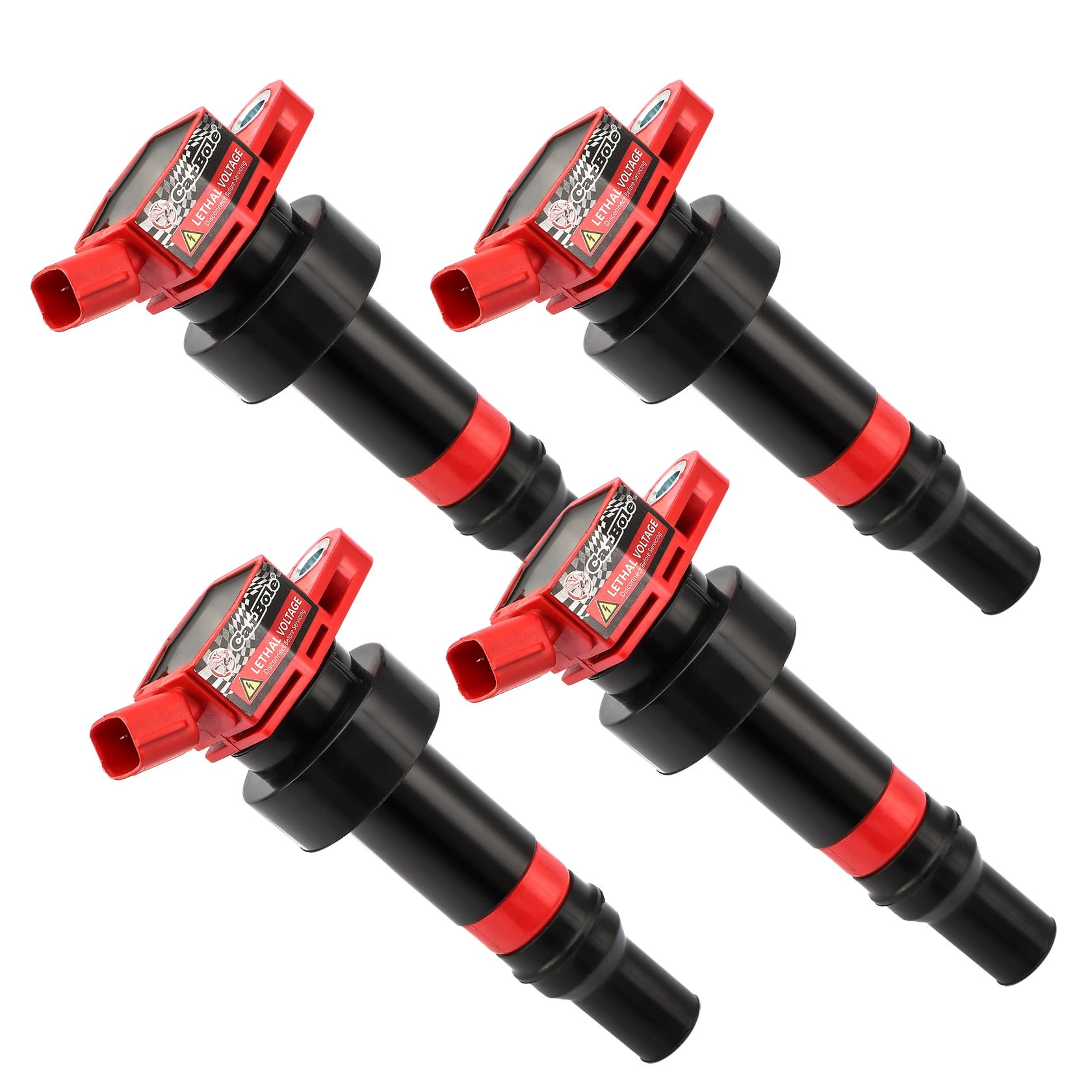 Set of 4 UF652 Ignition Coils Compatible with Hyundai Accent Veloster