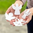 thumbnail image 1 of Set of 4 Unique Christmas Tree Angel Ornaments, 1 of 9