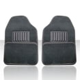 thumbnail image 1 of Set of 4 Universal Front and Rear Floor Mats - Dark Charcoal Carpet w/Heel Pad, 1 of 2
