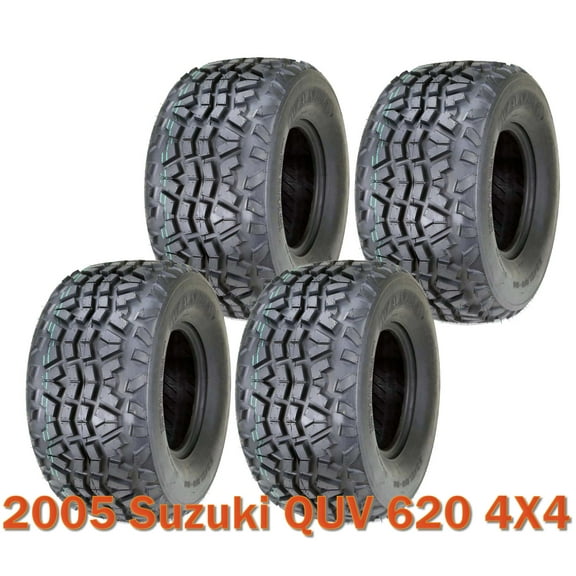 Set of 4 Utility ATV tires 23x11-10 for 2005 Suzuki QUV 620 4X4 High Load Cap