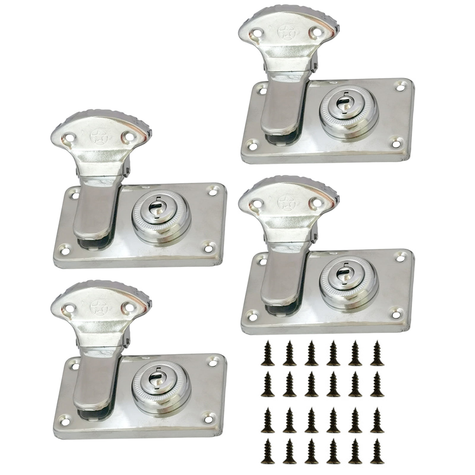 Set of 4 Vintage Styles Bronze Snapped Lock For Customizing Chests and ...