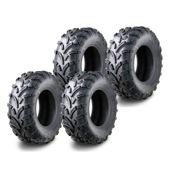 Set of 4 WANDA ATV UTV Tires 26x10-12 26x10x12 6PR Lit Mud