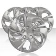 thumbnail image 1 of Set of 4 Wheel Covers for 2013-2015 Honda Civic 5 Twisted Spoke 15 inch - Chrome, 1 of 1