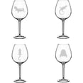 thumbnail image 1 of Set of 4 Wine Glass Gift Bearded Dragon Lizard Collection (20 oz Jumbo), 1 of 1