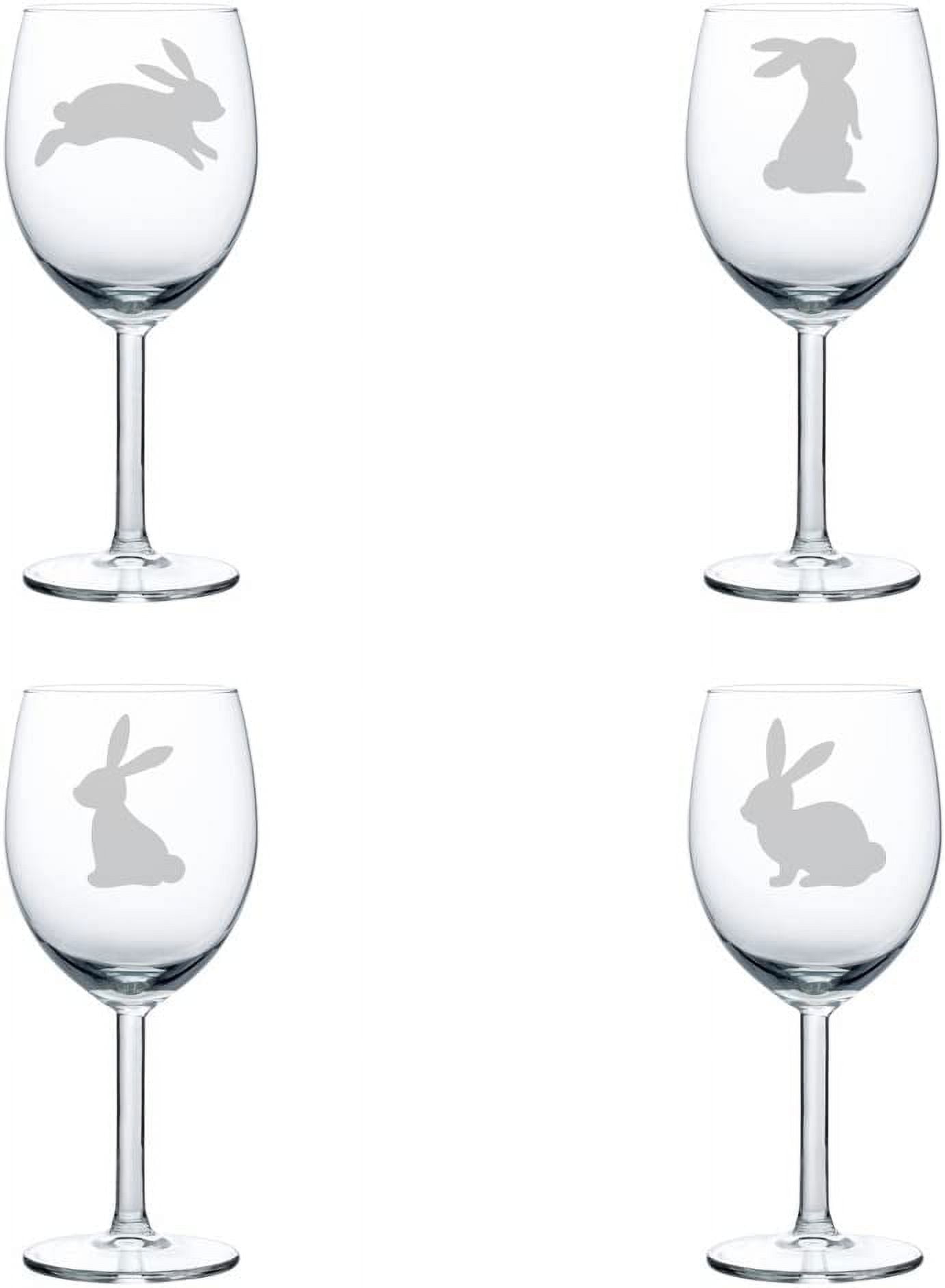 MIPe Bunny Rabbit Collection Wine Glass