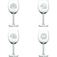 thumbnail image 1 of Set of 4 Wine Glass Gift Hedgehog Collection (10 oz), 1 of 1