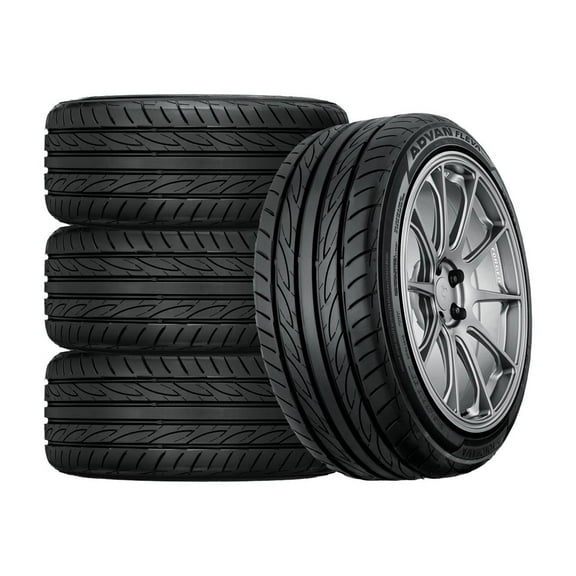 Set of 4 Yokohama Advan Fleva V701 225/50R16 92W Tires Fits: 2003-04 Pontiac Grand Am SE2, 1999-2002 BMW Z3 Coupe