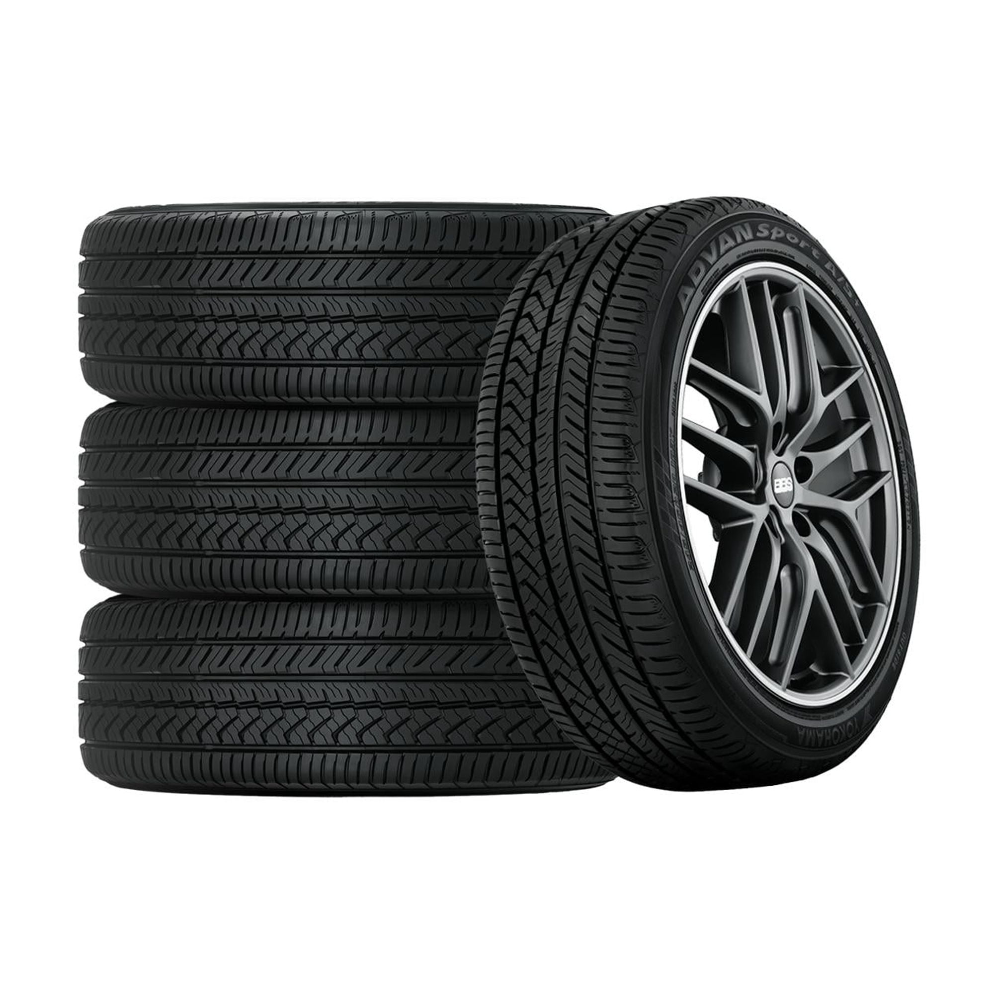 225/55R17、2020年、ヨコハマタイヤ,2本 Set-of-4-Yokohama-Advan-Sport-