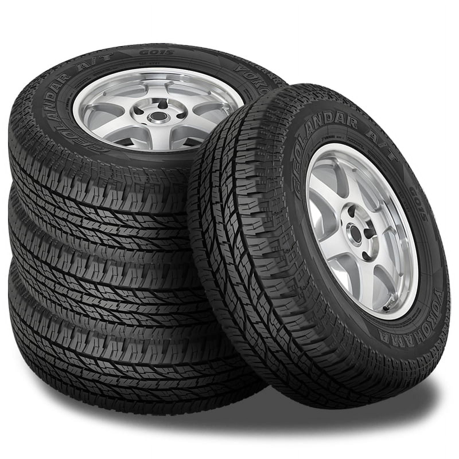 Set of 4 Yokohama Geolandar A/T G015 215/65R16 98H Tires 110101573 / 215/65/ 16 / 2156516 Fits: 2009-13 Subaru Forester X