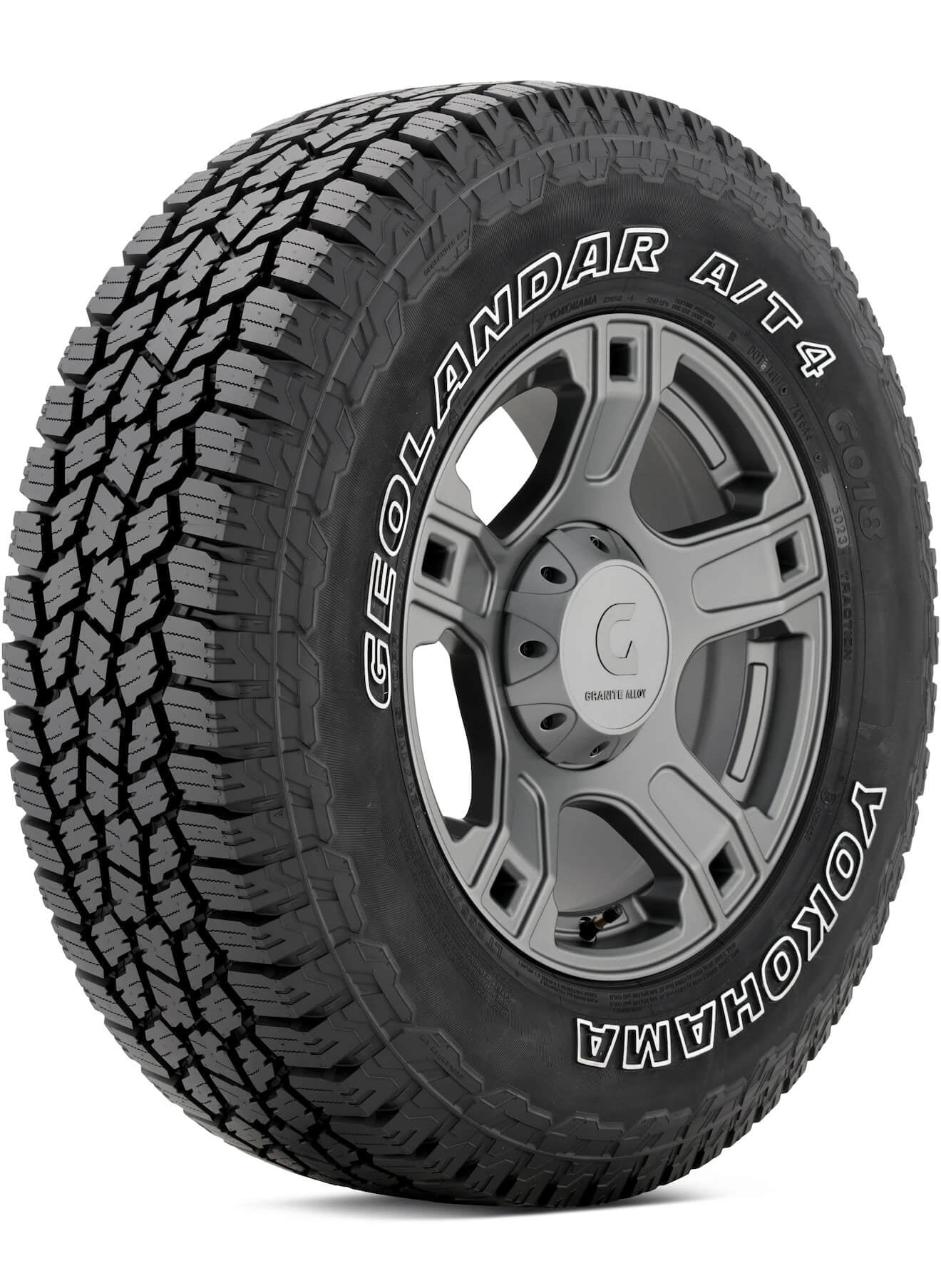 Set of 4 Yokohama Geolandar A/T4 LT265/70R16/10 10-Ply 121S Tires ...
