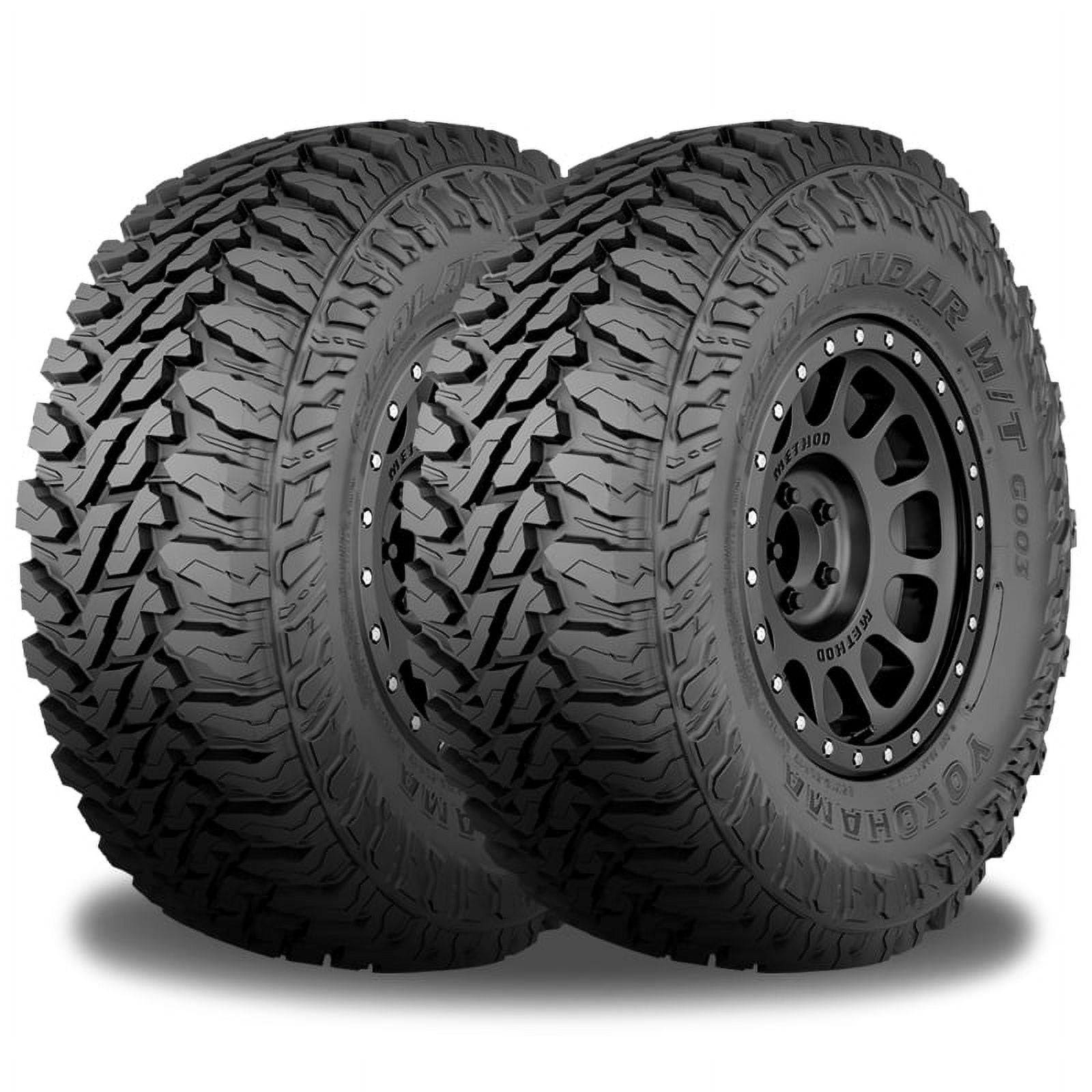 Set of 4 Yokohama Geolandar M/T G003 285/75R17 121/118Q Tires 110133342 / 285/75/17 / 2857517 Fits: 2007 Dodge Ram 2500 Power Wagon