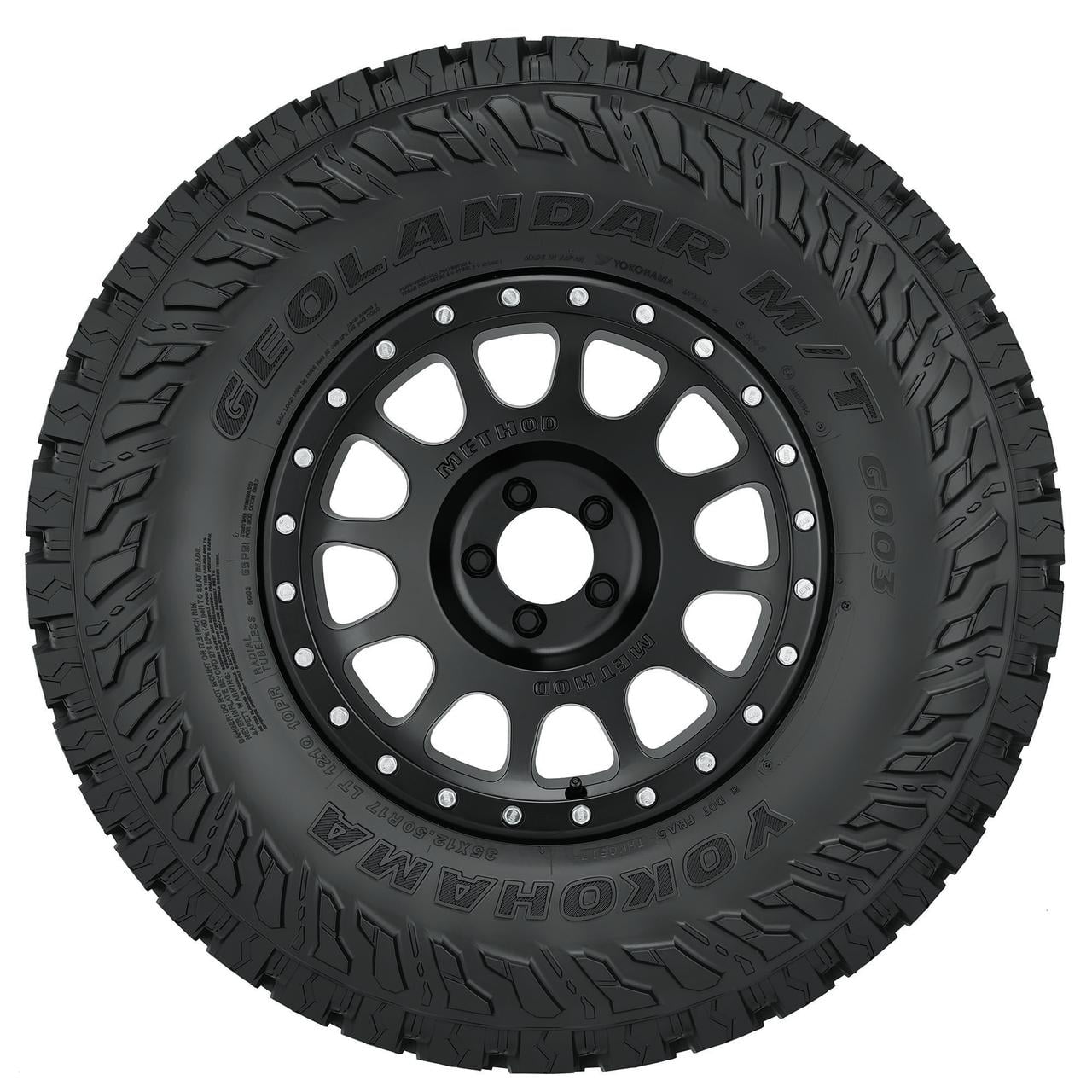 Yokohama Geolandar M/T G003 LT31X10.50R15 109Q C Tires, Set