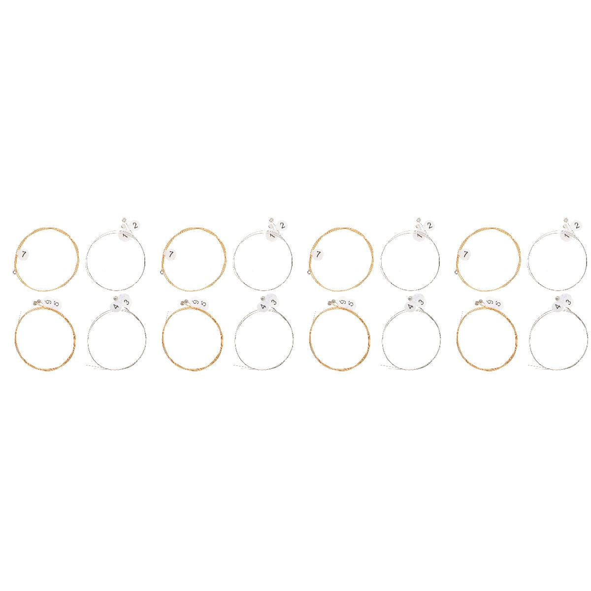 Set of 4 Zither Strings Set Guitar Case Harp Strings Lyre Music ...