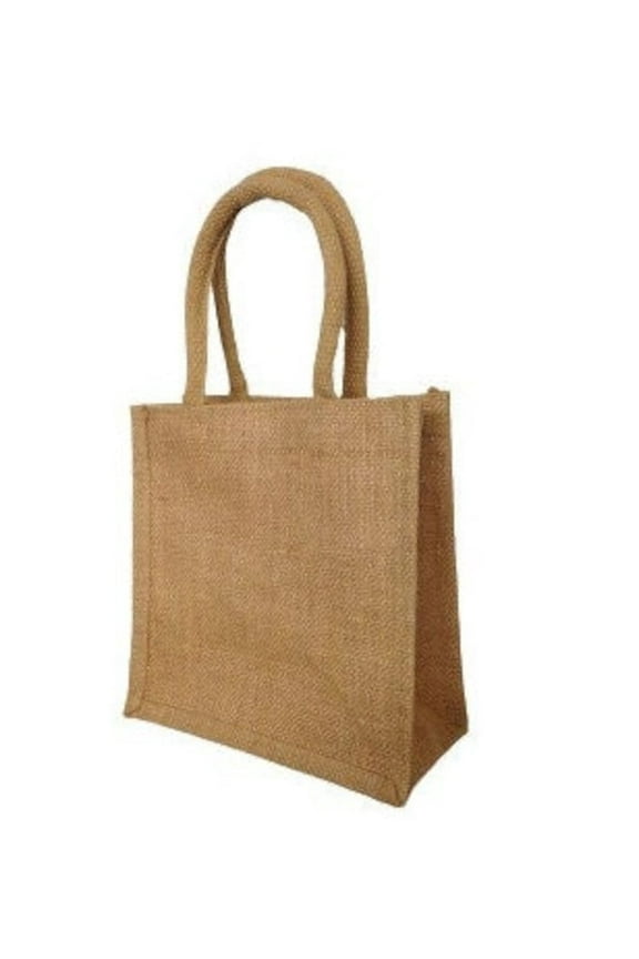 Set of 40 Jute Bags with Padded Cotton Handles - Eco-Friendly Burlap Bags for Shopping, Gifting