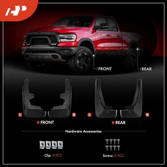 Set of 4PCS Mud Flaps Splash Guards Compatible with  CX-30 2020-2025