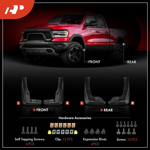 Set of 4PCS Mud Flaps Splash Guards for Subaru Outback 2015-2019 Wagon Front Rear