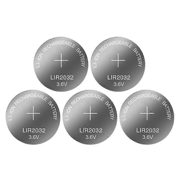 Set of 5/10/15/20/25/30pcs LIR2032 Lithium Rechargeable Batteries Button Cell