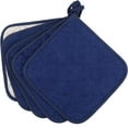 thumbnail image 1 of Set of 5 100% Cotton Kitchen Everyday Basic Pot Holder Heat Resistant Coaster Potholder for Cooking and Baking, 1 of 8