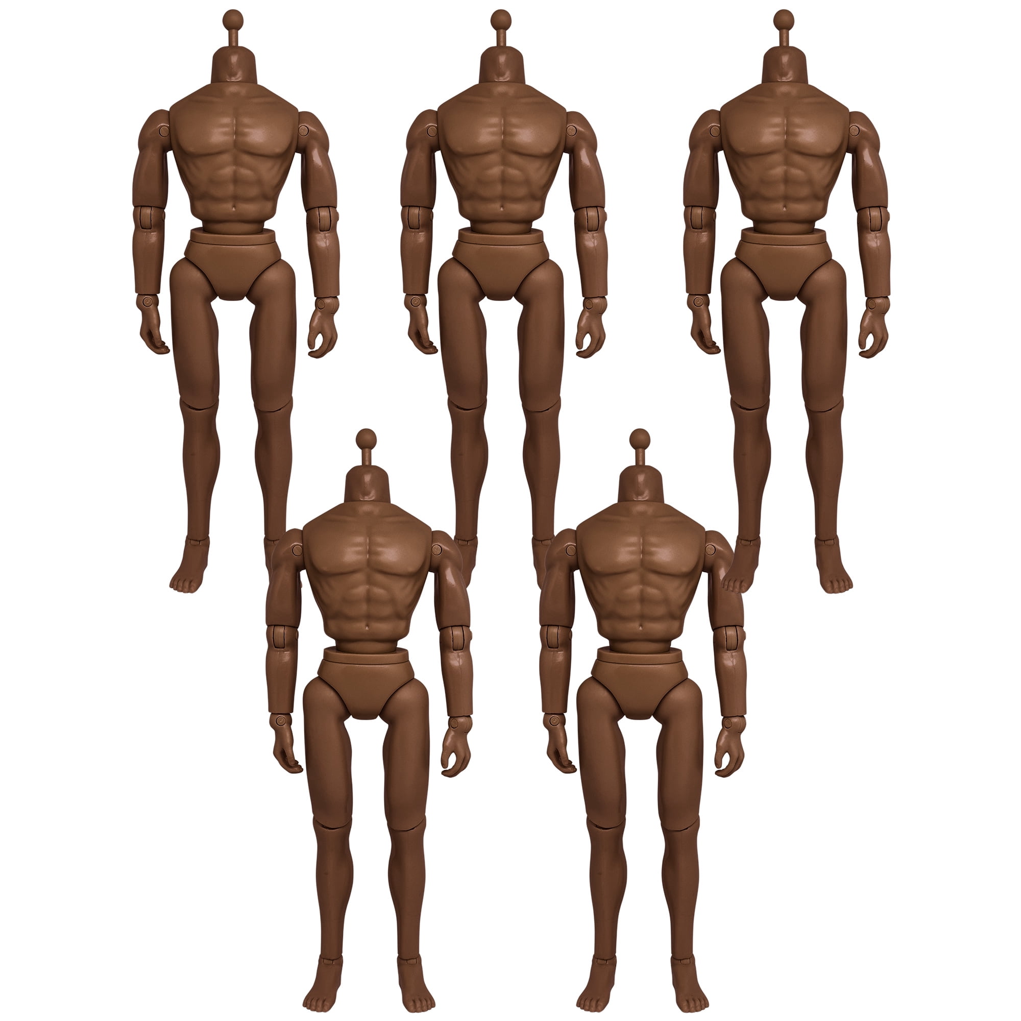 Set of 5 12 Inch 1/6th Scale Super Articulated Type S Male Action ...