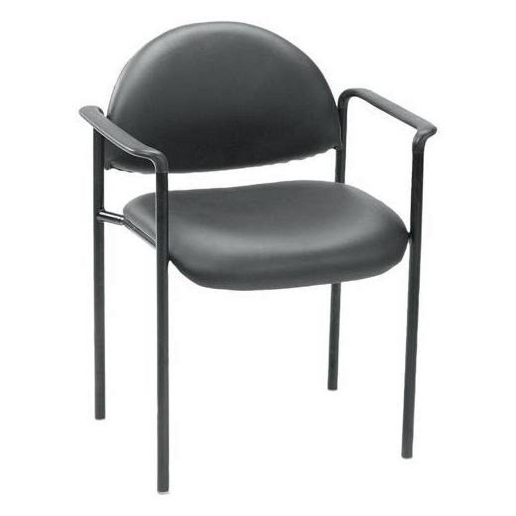 (Set of 5) Boss Office Products Diamond Stacking Chair with Arms